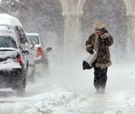 Fenomen rar în România! Anti-ciclonul est-european se întâlnește cu Vortexul polar