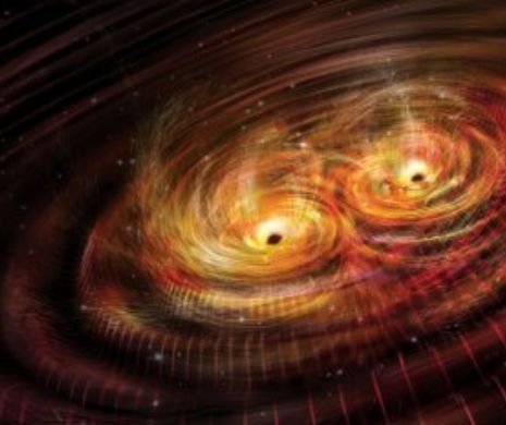 Undele gravitationale: un nou record de distanta a unui sistem binar de gauri negre
