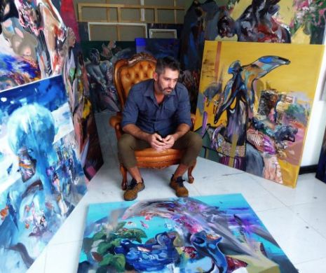 „Atelierul este pentru mine un altar” o declarație manifest a pictorului Liviu Mihai