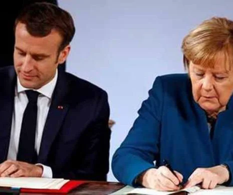 Macron şi Merkel fac un pas IMPORTANT spre o ARMATĂ europeană cu scopul de a PROTEJA  Europa de NAŢIONALISM