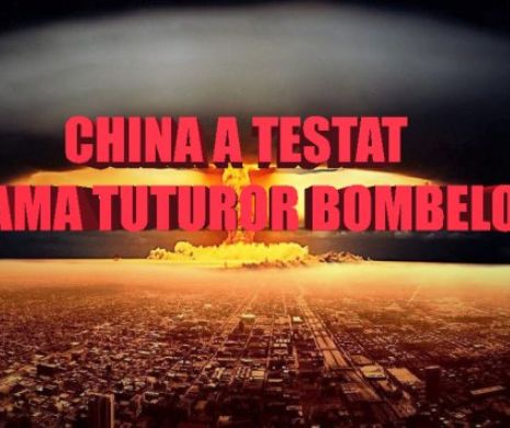 OMENIREA poate DISPARE într-o SECUNDĂ. China a TESTAT „Mama tuturor BOMBELOR”