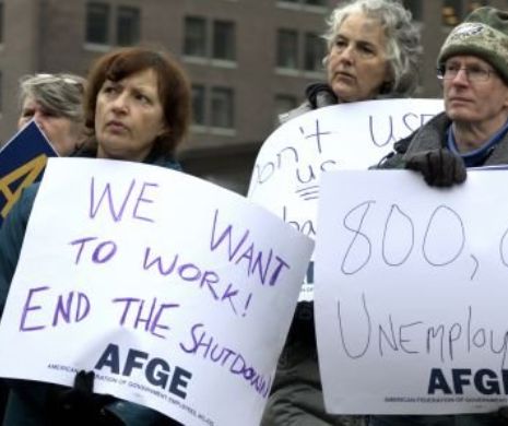 Statele Unite: 800.000 de funcționari publici fără salarii şi trimişi în şomaj tehnic. Trump a anunţat că NU va participa la Forumul Economic de la Davos