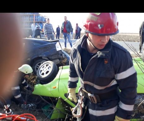 Accident în lanț în județul Arad. Un șofer și-a pierdut viața
