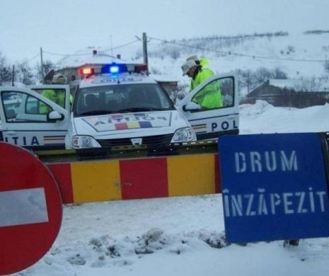 Alertă meteo!Drum național închis din cauza ninsorii puternice și a visolului