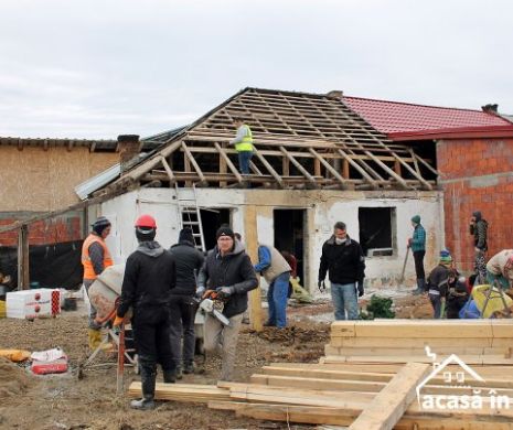 Minunea de-o zi. Voluntarii au renovat o casă în mai puțin de 24 de ore