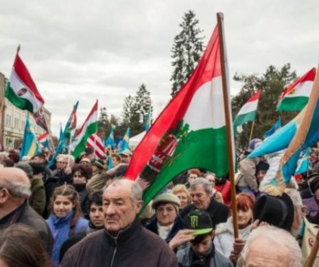 Protest în România. Maghiarii au ieșit în stradă