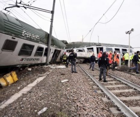 ALERTĂ. Accident feroviar grav în Italia. Zeci de oameni au fost răniți