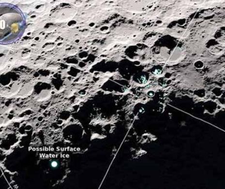 Apa pe Lună? Un satelit NASA observă apă în mișcare pe suprafața Lunii. Ce spun oamenii de ştiinţă
