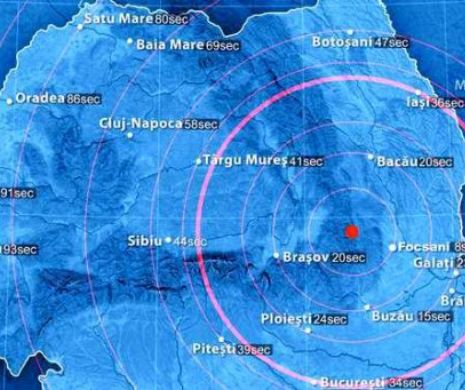 Cutremur în România. Mișcarea plăcilor tectonice a generat panică la INFP
