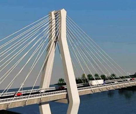 Podul suspendat Brăila Tulcea, finalizat în trei ani