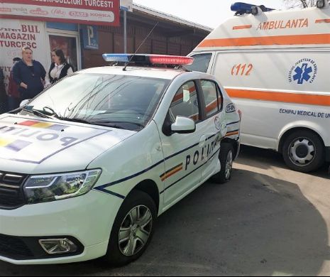 Polițist rănit în misiune, la Constanța. Mașină de poliție lovită de un autobuz