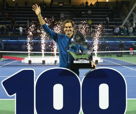 Roger Federer a câștigat titlul cu numărul 100 al carierei