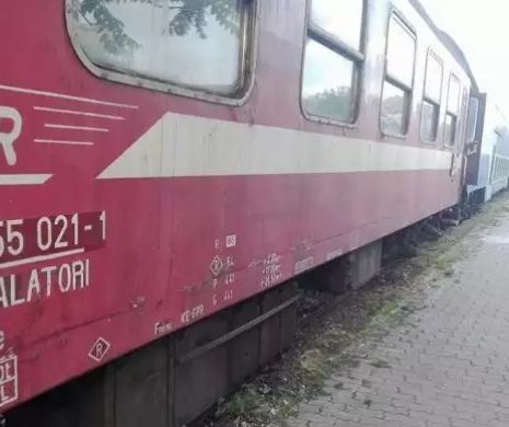 Un alt tren a deraiat în România. Traficul a fost blocat. Breaking News