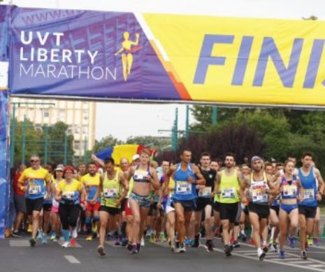 Alergători din 15 țări la UVT Liberty Marathon