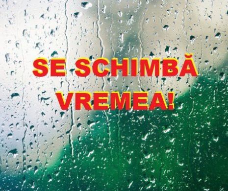 Alertă meteo. Vreme severă în România. Ninsori şi ploi cu tunete şi fulgere