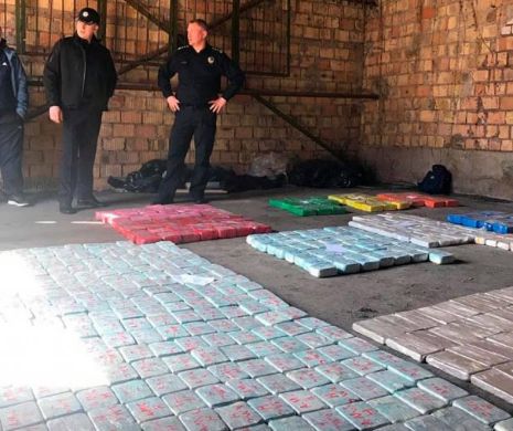Captură record de heroină. Poliția ucraineană a descoperit un transport de stupefiante în valoare de 60 de milioane de dolari