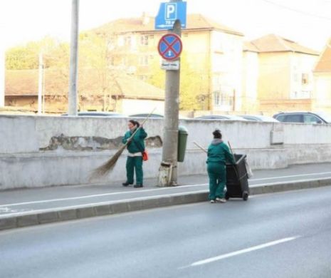 După jumătate de an la Timișoara se face din nou curățenie stradală