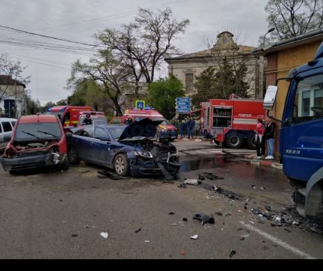 Grav accident rutier la Botoșani. Un copil, printre răniți | FOTO