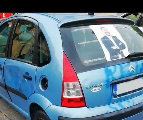Mașină vandalizată și abandonată, pe stradă, de un român din Italia. Ce mesaj i-a transmis vicepremierului italian
