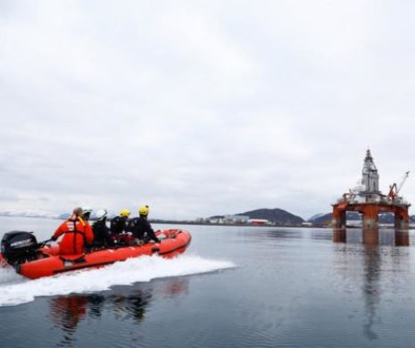 Norvegia: Militanții ecologiști au luat cu asalt o platformă petrolieră