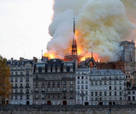 Primele imagini după incendiul de la Notre-Dame. Tragedie pentru francezi