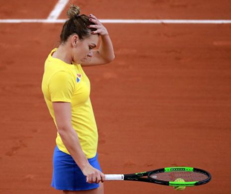 Simona Halep, stoarsă de puteri în Franța