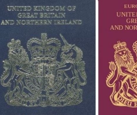 Stupoare! Se distribuie noile paşapoarte ale Regatului Unit: Este şters „European Union” de pe copertă