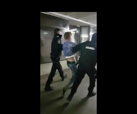 Bătăușul de polițiști a fost arestat a doua oară pentru ultraj