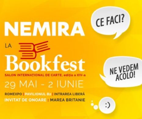 Bookfest 2019. Cele mai noi titluri de la Nemira și Nemi. Program complet și recomandări