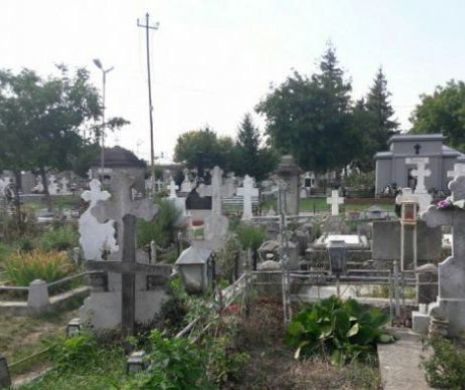 Ceapă verde printre mormintele Cimitirului evreiesc din Buzău