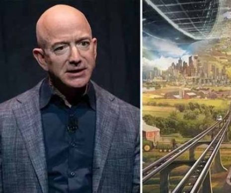 Jeff Bezos, despre un plan secret: Vom trăi în nişte cilindri rotativi lungi de câţiva kilomentri în jurul Pământului. Imagini în articol