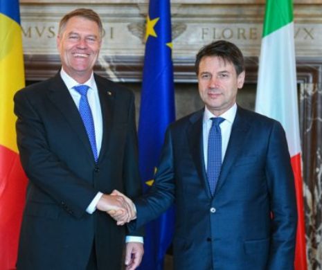 Klaus Iohannis s-a întâlnit cu premierul Italiei și au discutat despre parteneriatul economic dintre cele două țări