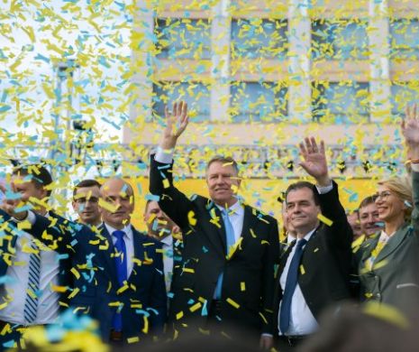 Klaus Iohannis și PNL au făcut joncțiunea la Iași. Miting de peste 10.000 de persoane în Piața Unirii