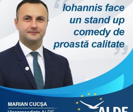Marian Cucșa, vicepreședinte ALDE, ironii dure la adresa lui Iohannis