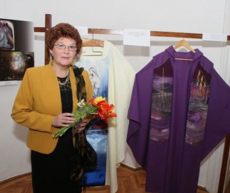 Românca Cristina Săbău Trifu a făcut haine pentru Papa Francisc