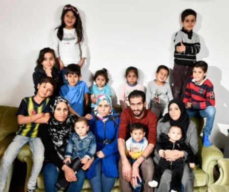 Sirian, 3 neveste, 13 copii, nu munceşte: „Abia aştept să devin german!”