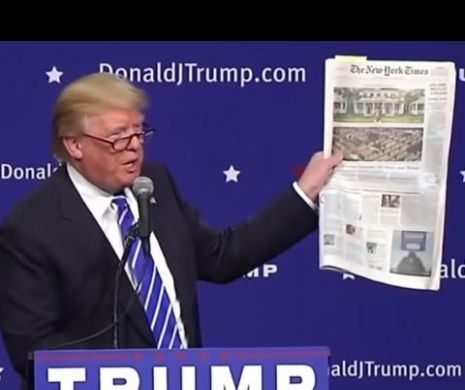 Trump iar i-a prins cu minciuna pe cei de la New York Times! Ştirea în care spunea că trimite 120.000 de militari în Iran este Fake News