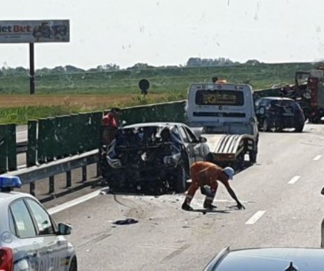 Accidente în lanț și cozi kilometrice pe  Autostrada Soarelui, pe sensul spre Constanța