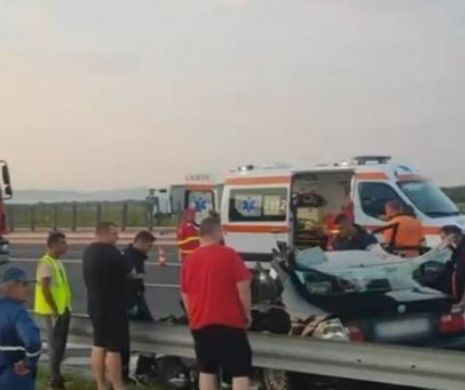Accident grav pe Autostrada Vestului! Doi oameni au murit