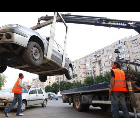 Atenție șoferi! În București se vor ridica mașinile parcate neregulamentar