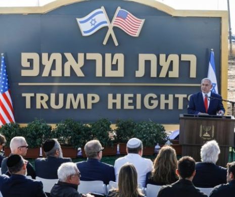 Israelul a decis să denumească o așezare din Înălțimile Golan după Trump