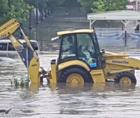 Potop la Cernavodă! Imaginile dezastrului vorbesc de la sine