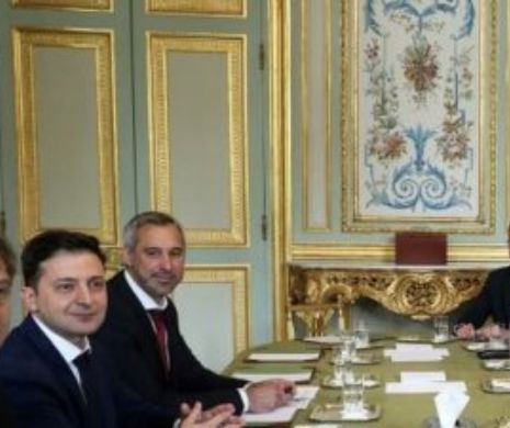 Ucraina. Zelenski la Elysee. Pe Macron nu l-a durut gura să promită