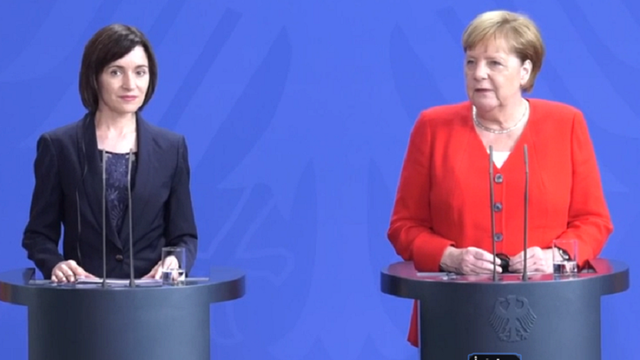 Angela Merkel pune condiții. Negocieri cu Maia Sandu pentru aderarea Moldovei la UE
