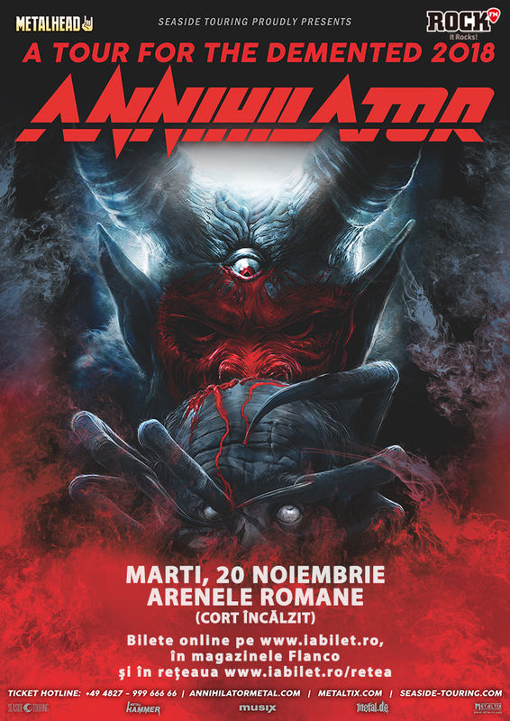 Concert ANNIHILATOR la București