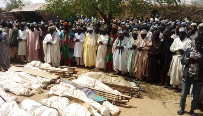Carnagiu la înmormântare. 65 de persoane care participau la o înmormântare au fost ucise de către islamiști în Nigeria