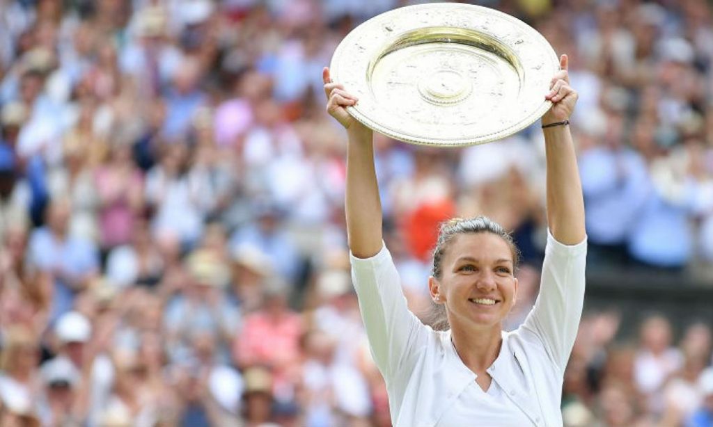 Simona Halep a prezentat trofeul de la Wimbledon. 30.000 de fani sunt pe „Arena Națională”