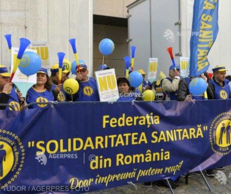 ,,Solidaritatea Sanitară” promite guvernanților ,,proteste cu surprize”