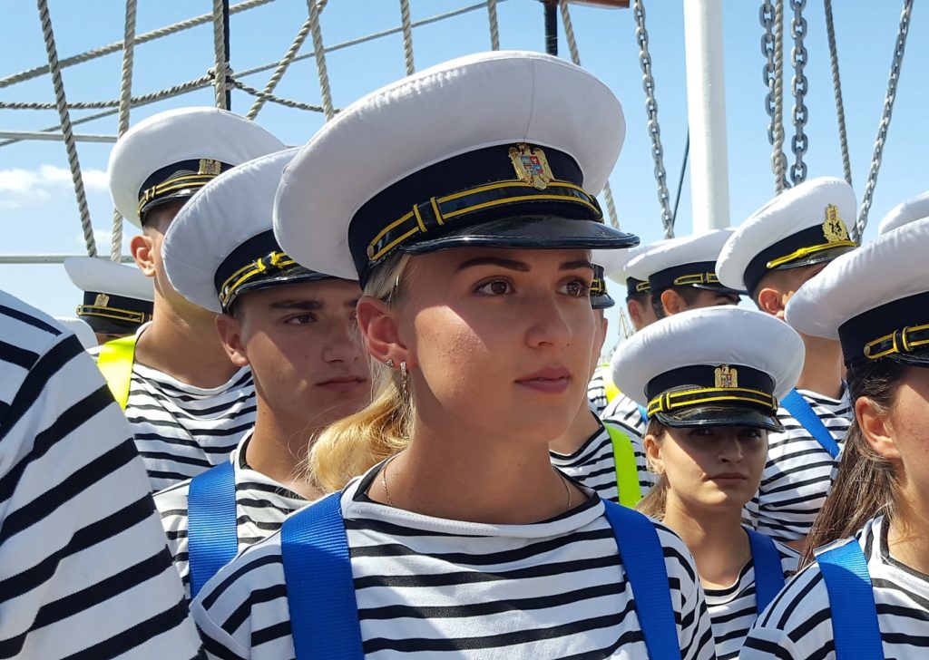 Diana Mureșan, maramureșeanca de pe nava școală „Mircea”, viitor comandant în Marina Română