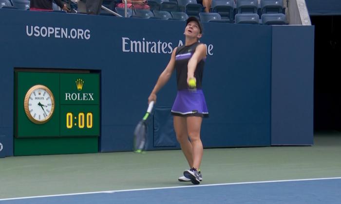 Simona Halep, debut cu dreptul la US Open. Românca s-a calificat în turul al 2-lea, după un meci cu trei seturi